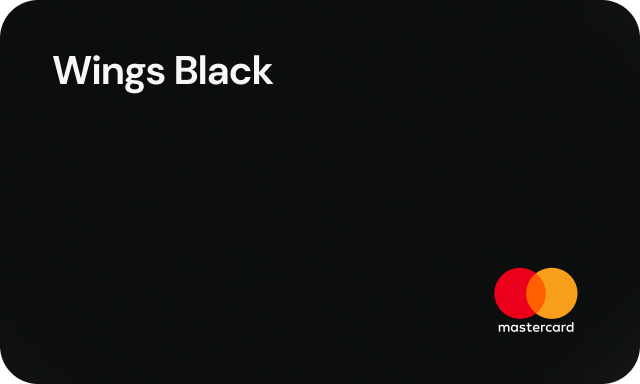 Wings Black kredi kartı Wings Black kredi kartı